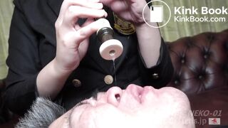 Cat sniffing girl. Shit also comes out, ... edition