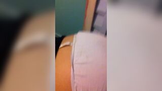 Naughty young couple pantypoop spank and massage