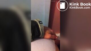 Naughty young couple pantypoop spank and massage