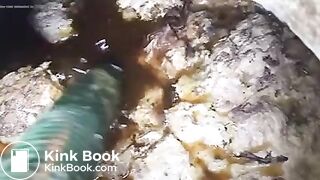 woman toilet poo pee vacuum１