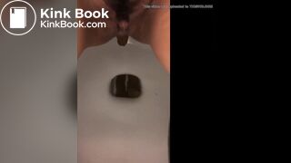 Girl shitting in different bathroom sessions