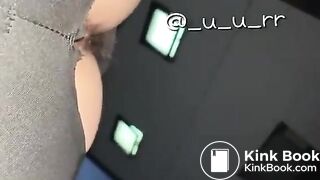 Japanese Twitter Girl Outside Big Long Poop - video 4