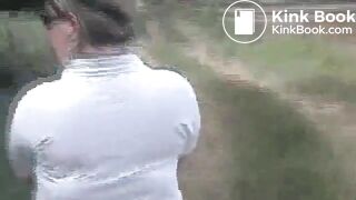 Pooping in public nature..