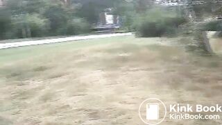 Pooping in public nature..