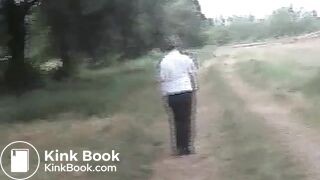 Pooping in public nature..