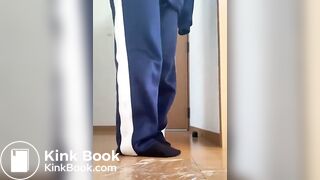 Japanese Twitter College Girl Big Long Poop - video 2