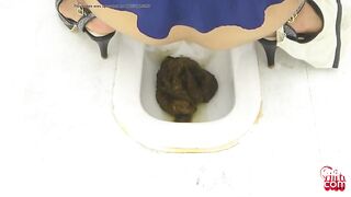 Japanese girl toilet scat - video 2