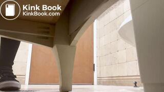 Co worker poop side view