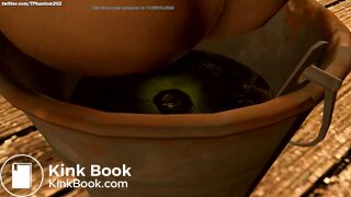 (Quickie) Classic RE4 Ashley Dumps in a Bucket