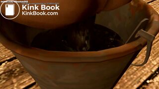 (Quickie) Classic RE4 Ashley Dumps in a Bucket