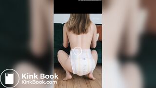 Milf like to poop in tena