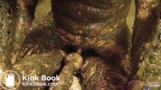 Lyndra and Franky double pleasure in cowshit