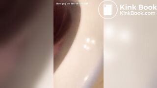 Jasp loves to drink toilet water