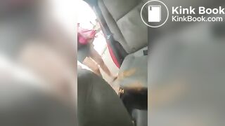 Poop herself in a car