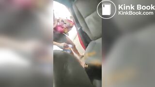 Poop herself in a car