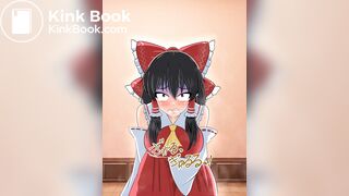 『博麗霊夢』トイレ待ちで我慢できず大量脱糞下痢お漏らし