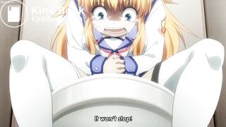 Anime Girl destroying the toilet (audio edit
