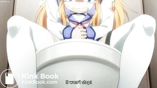 Anime Girl destroying the toilet (audio edit