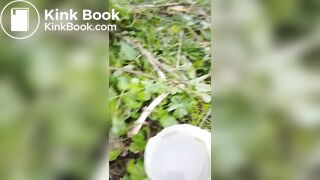 Filipinas pooping in bushes