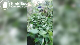 Filipinas pooping in bushes