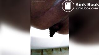 quick clip of a different Latina pooping up close