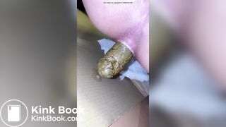 Japanese Twitter College Girl Big Long Poop - video 17