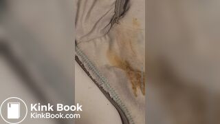Wife's dirty panty after working all day