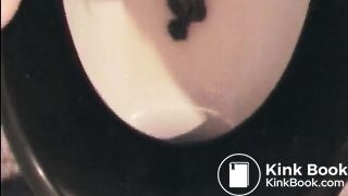 Cute feet PAWG poops at home