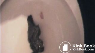 Cute feet PAWG poops at home