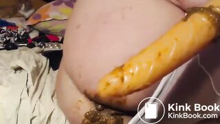 Fuck and shit in white pantyhose