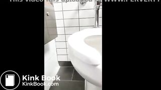 crazy girl smears her shit on public bathroom