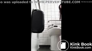 crazy girl smears her shit on public bathroom