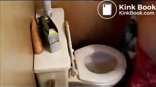 Shitting in toilet multiple times