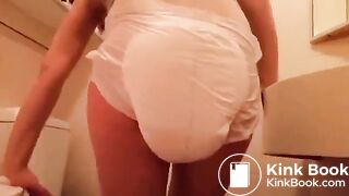 Diaper Girl Hard Poop