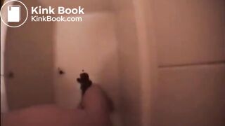 Asian too lazy to use toilet