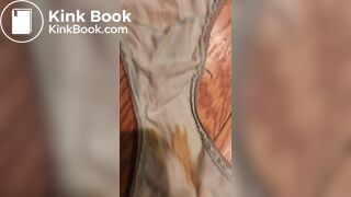 Wife's dirty panty after work