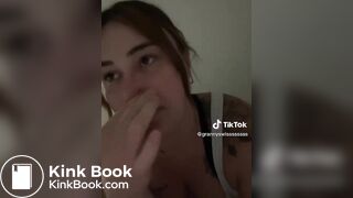 TikTok girl having diarrhea