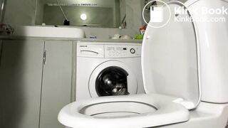 Hot Teen BIG Toilet Poop (2 Different Scenes)