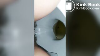 Another ex frontview toilet poop 9