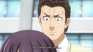 Cute anime girl floods her diaper