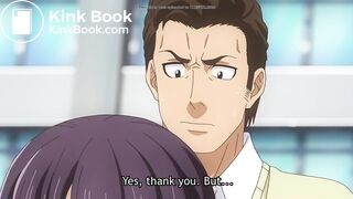 Cute anime girl floods her diaper