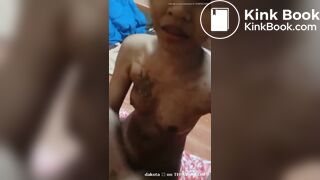 Amateur Thai lesbian scat @ @