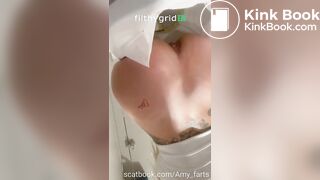 Nasty diarrhea in very public toilet