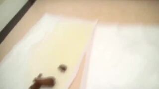 Japanese Girl pooping