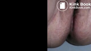 Fat white milf has real pressure shit