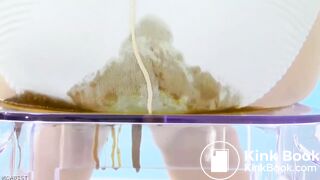 japanese suppository huge mess