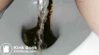 Another ex frontview toilet poop 10