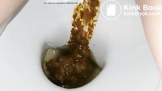 Another ex frontview toilet poop 10