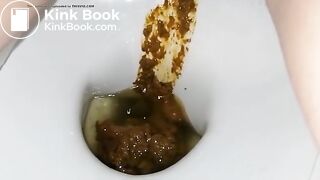 Another ex frontview toilet poop 10