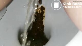 Another ex frontview toilet poop 10